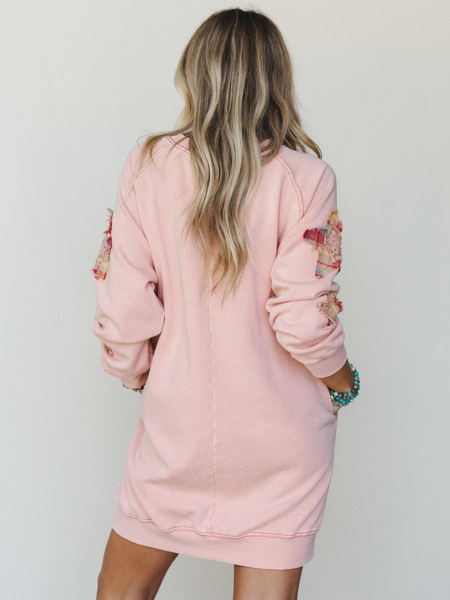 Starfall of Wonder Long Sleeve Dress
- Blush