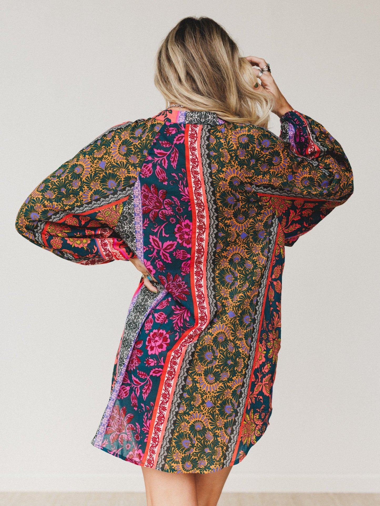 Horizon Haze Dress - Navy