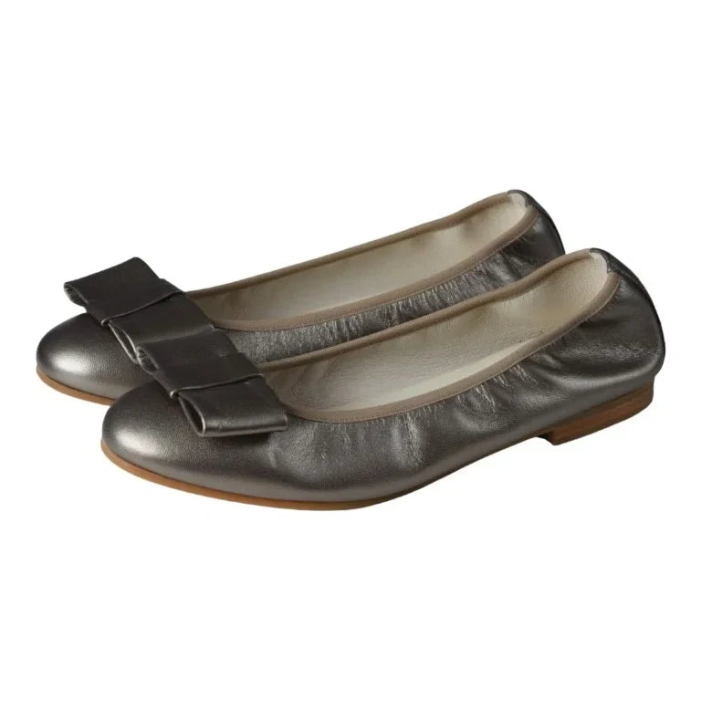 1412 - Metalic Soft Leather Flats for Girl/Teen/Women by London Kids