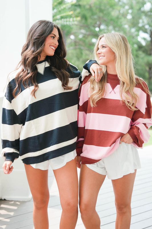 Free People Classic Stripe Crew Wide