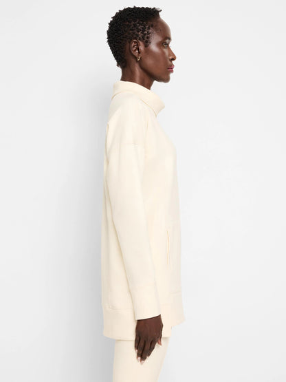 Seamed Scuba Funnel Neck Tunic