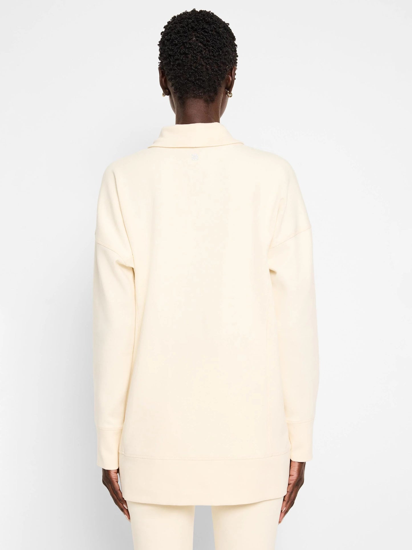 Seamed Scuba Funnel Neck Tunic