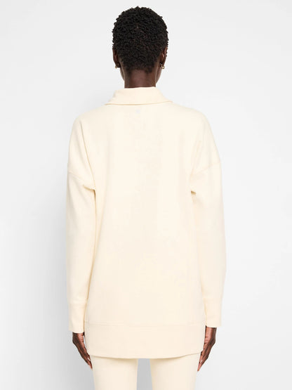 Seamed Scuba Funnel Neck Tunic