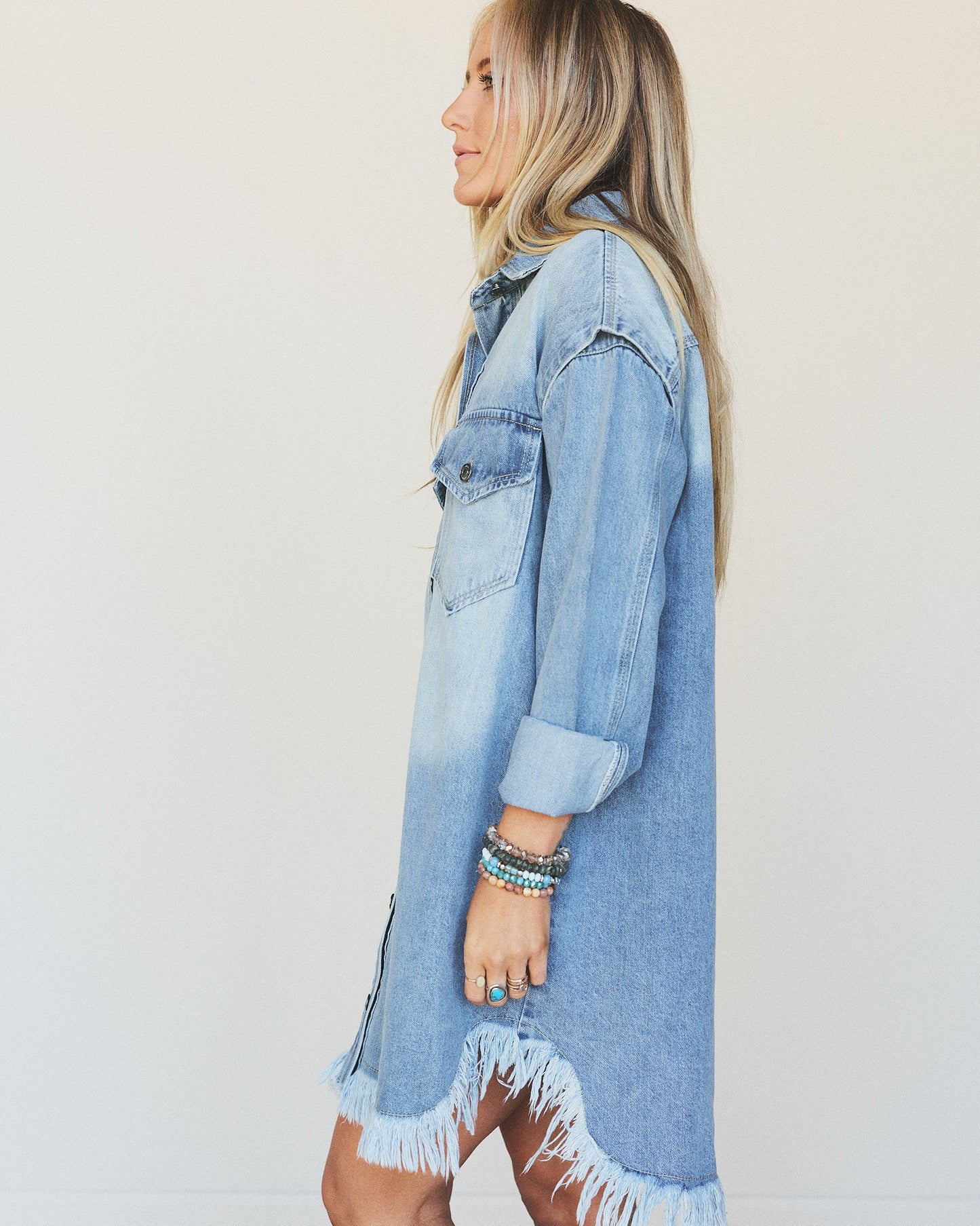 Denim Moment Dress - Denim Blue
