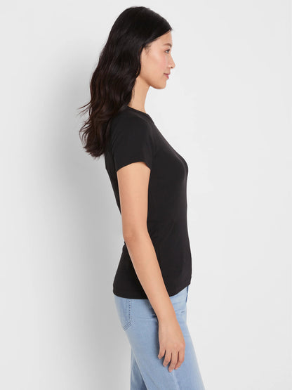 Perfect Knit Rib Short Sleeve Crew Tee