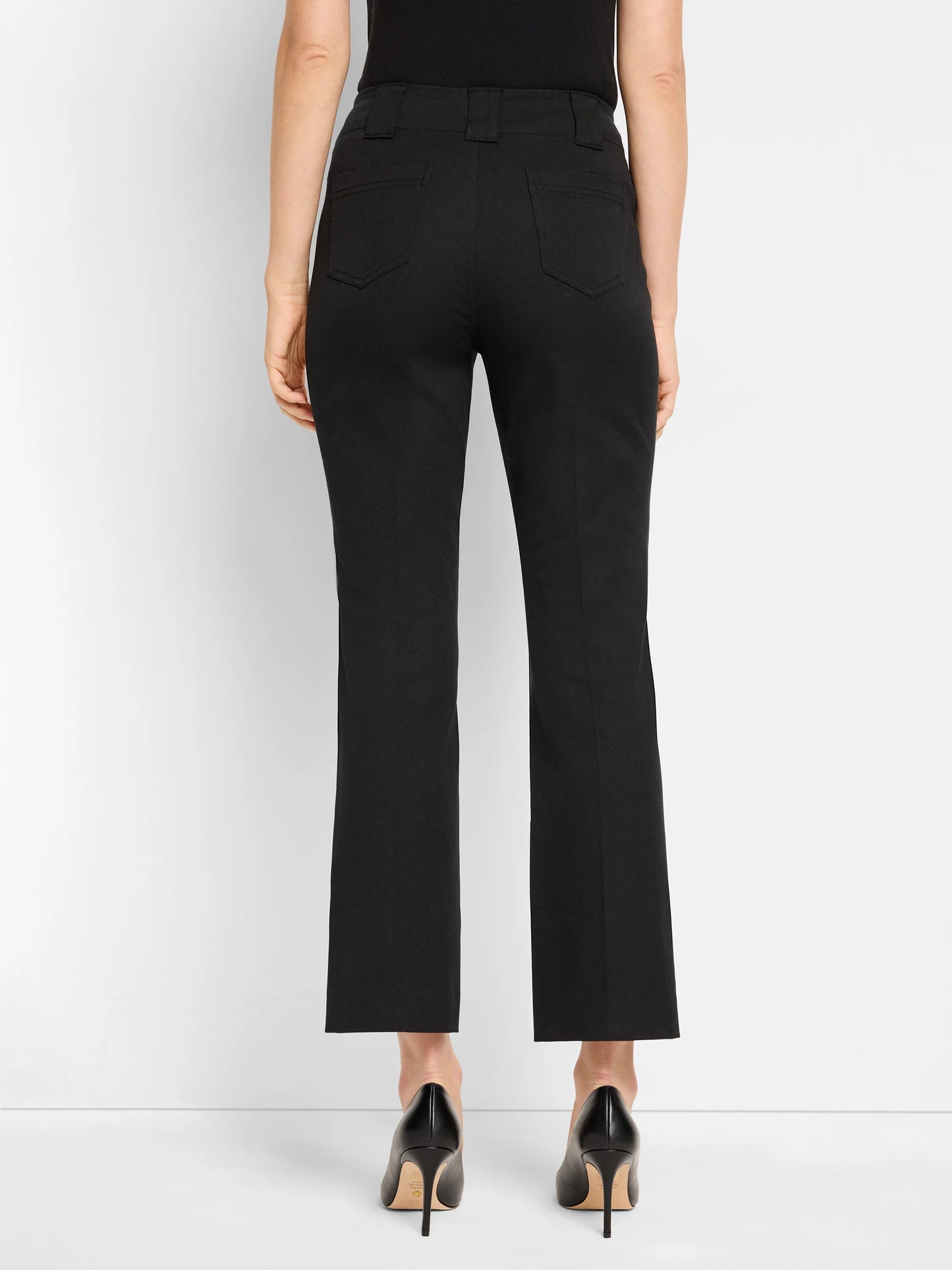 Plaza Demi Boot Cotton Bi-Stretch Ankle Pant