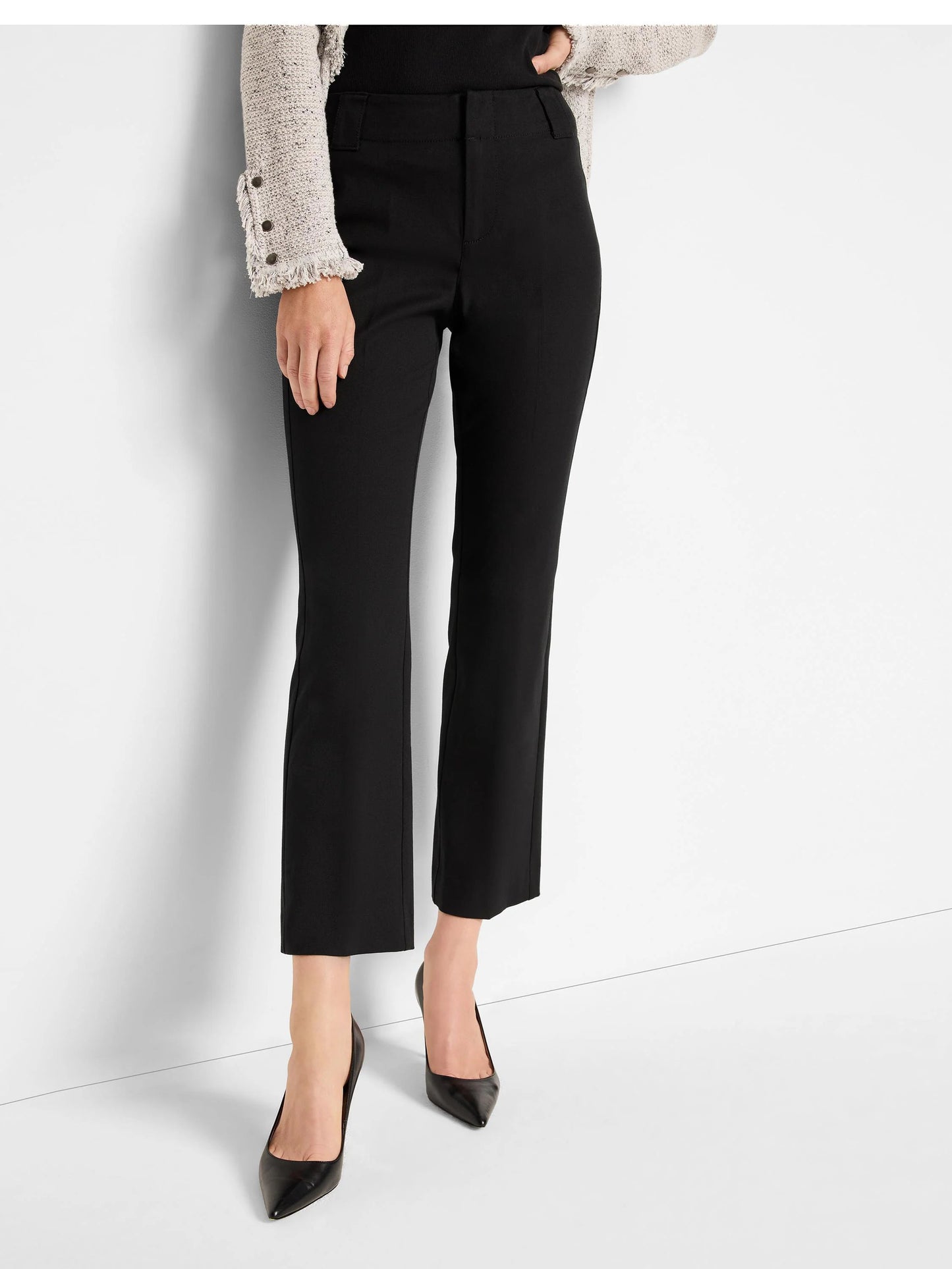 Plaza Demi Boot Cotton Bi-Stretch Ankle Pant