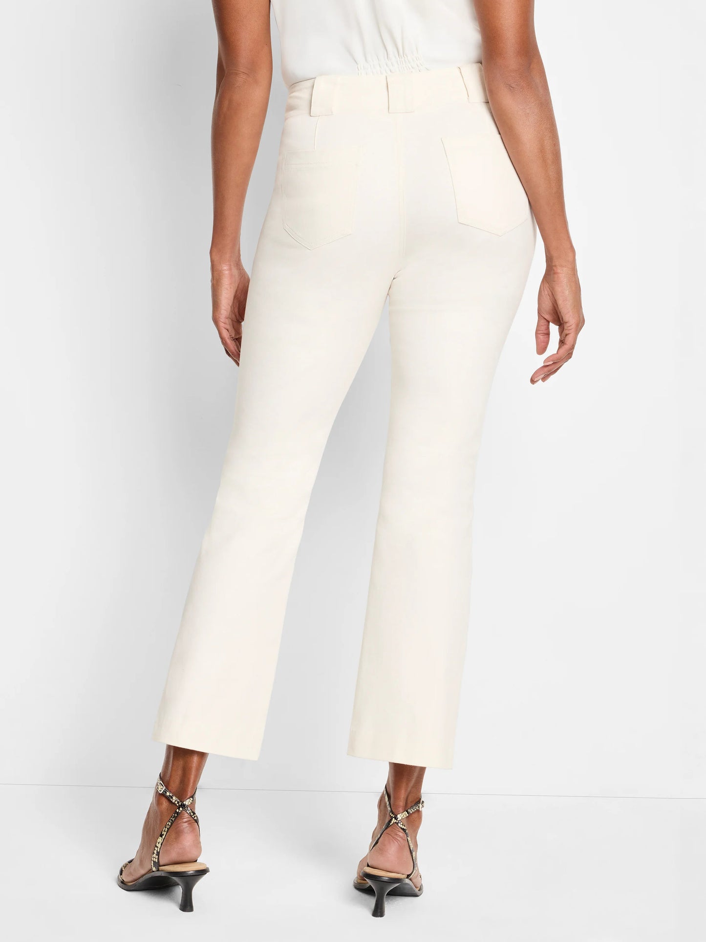 Plaza Demi Boot Cotton Bi-Stretch Ankle Pant