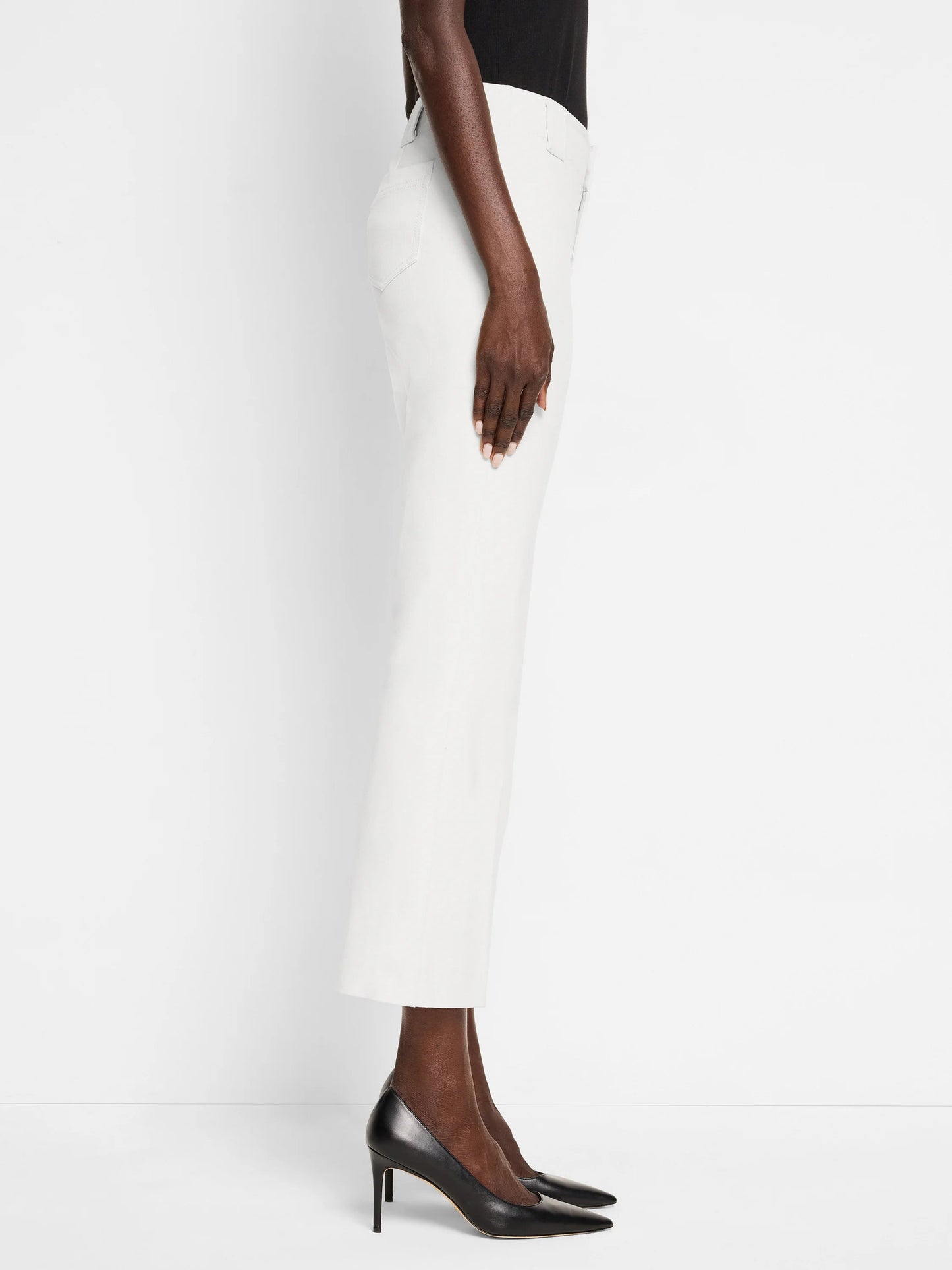 Plaza Demi Boot Cotton Bi-Stretch Ankle Pant