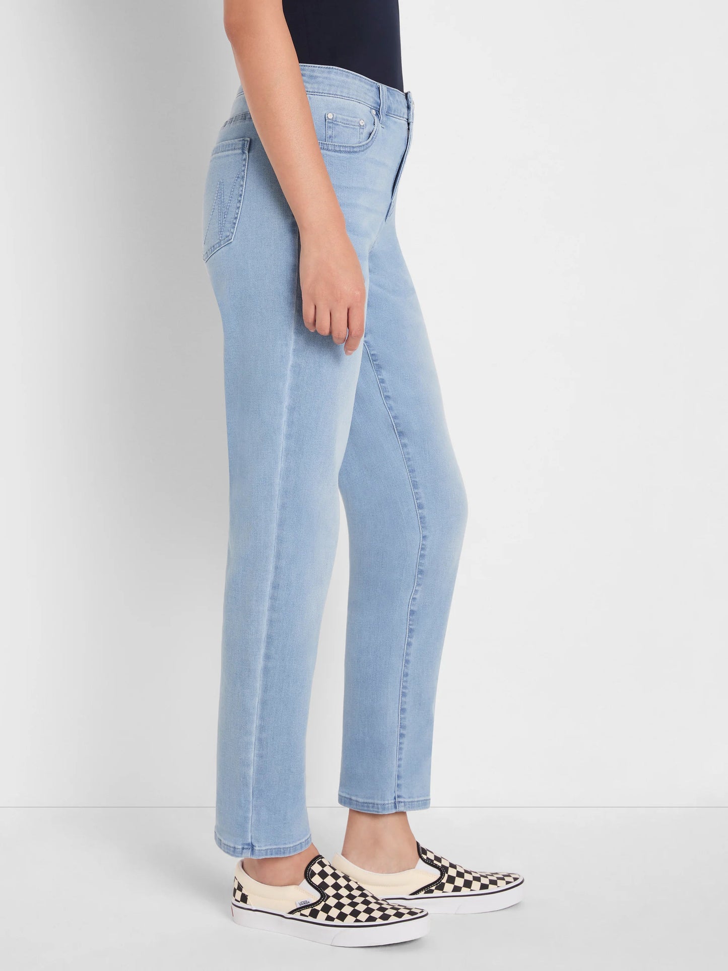 Mid Rise Girlfriend Jeans