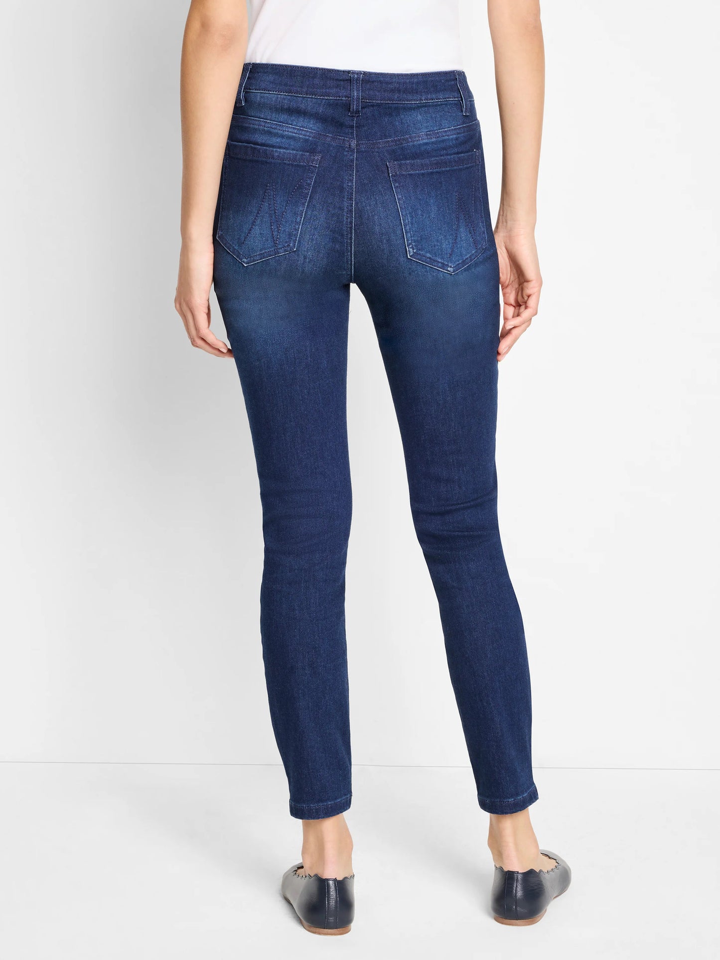 NZ Denim 28" Mid Rise Slim Ankle Jeans