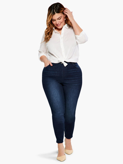 NZ Denim 28" Mid Rise Slim Ankle Jeans