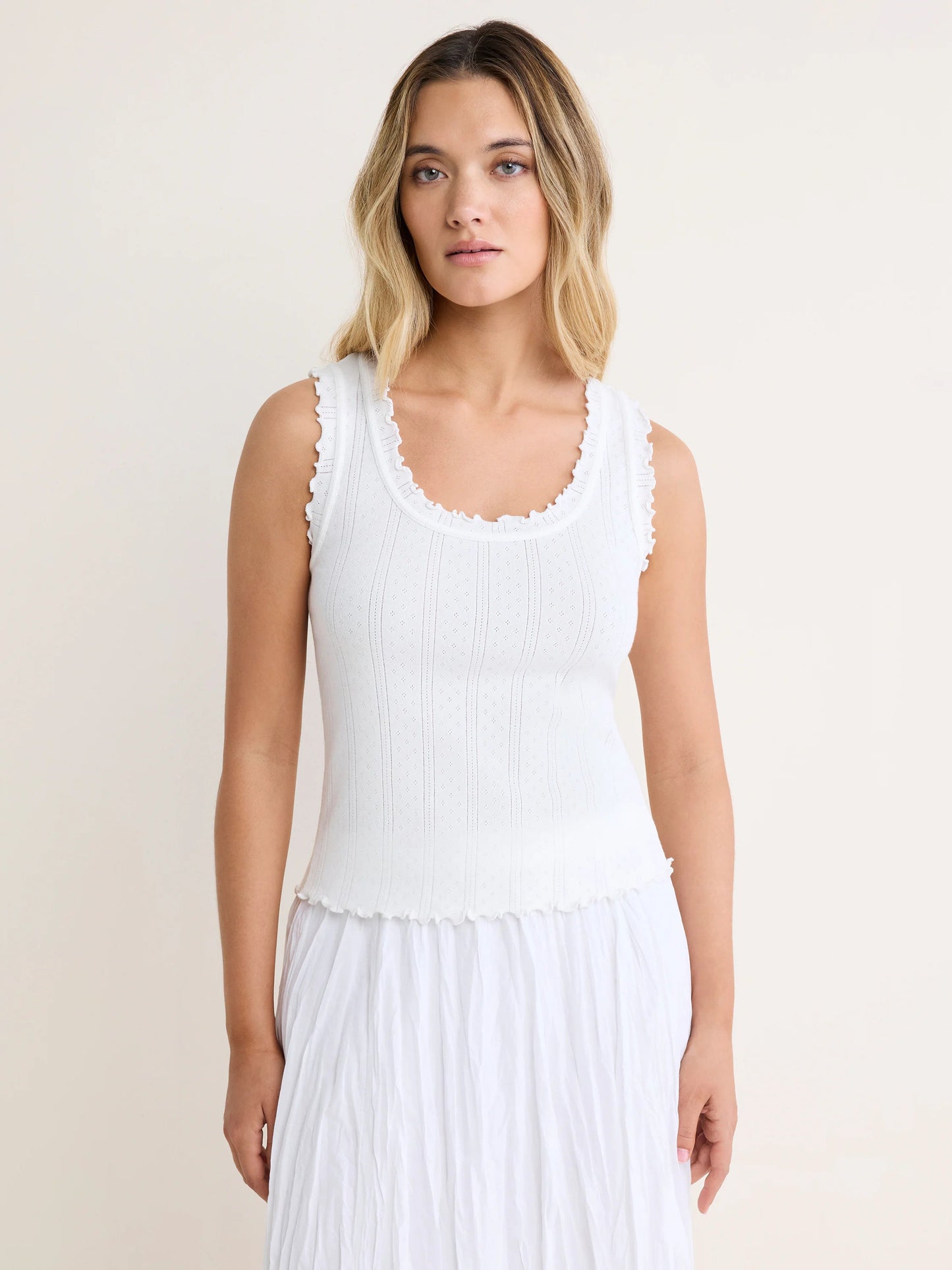nz by NIC+ZOE Pointelle Rib Ella Tank