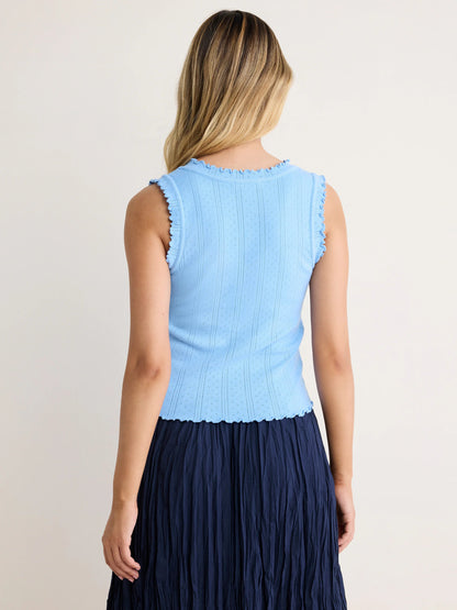 nz by NIC+ZOE Pointelle Rib Ella Tank