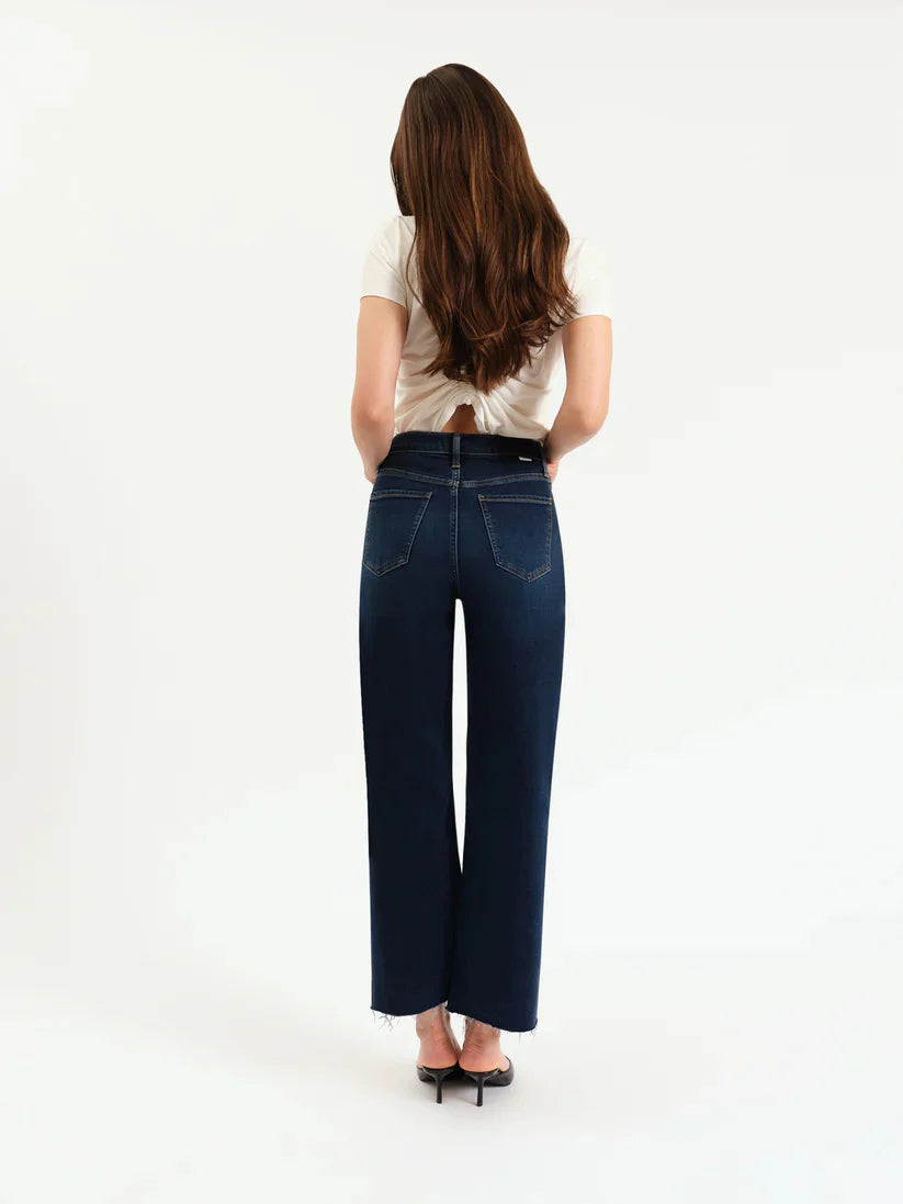 Daze Pleaser High Rise Wide Ankle Jean