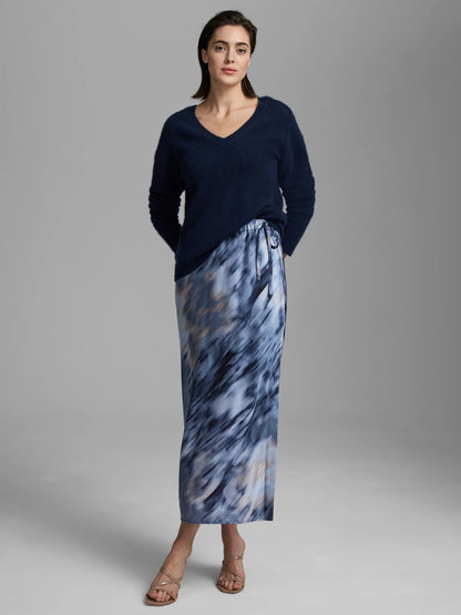 Gold Label Romance Silk Slip Skirt