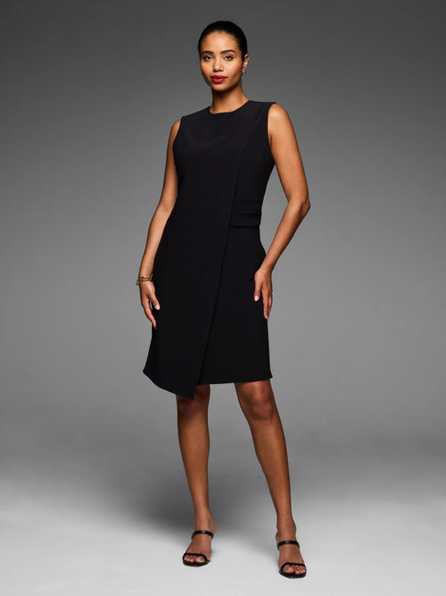 Gold Label Knit Scuba Angled Dress
