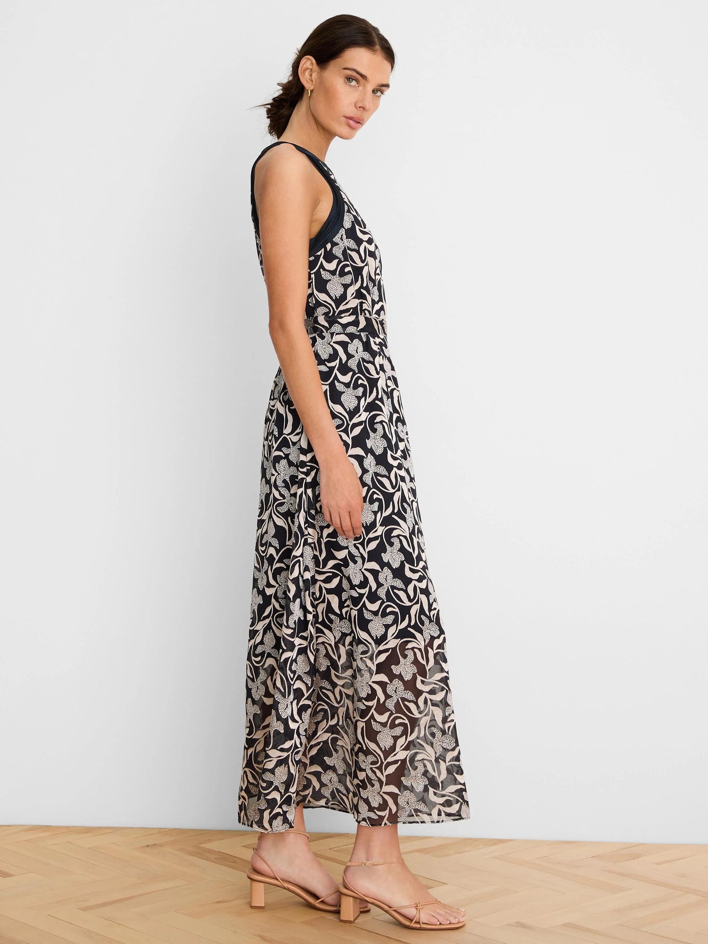 Gold Label Floral Burnout Becca Dress