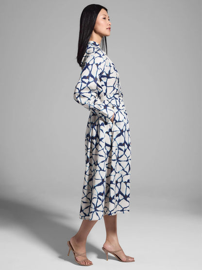 Gold Label Fractured Lines Shirt Dress