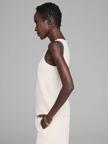 Gold Label Knit Scuba V-Neck Tank