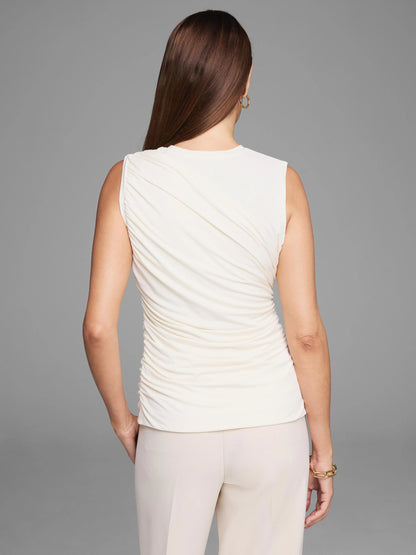 Gold Label Dramatically Draped Jersey Tank