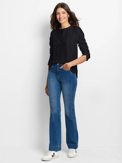 Easy Fit Lace Knit Tee