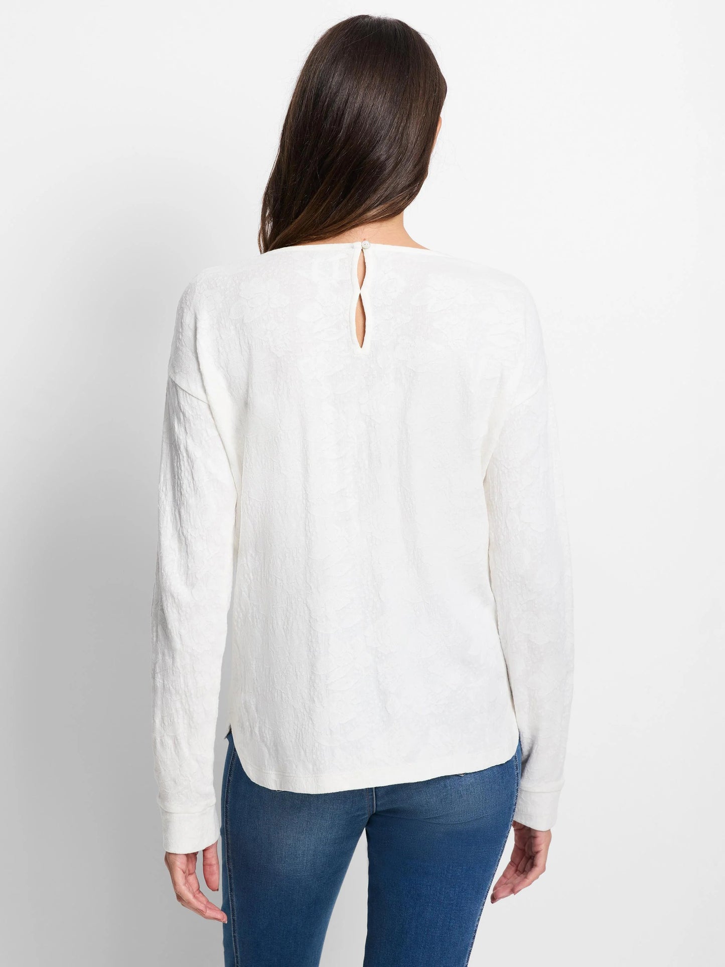 Easy Fit Lace Knit Tee