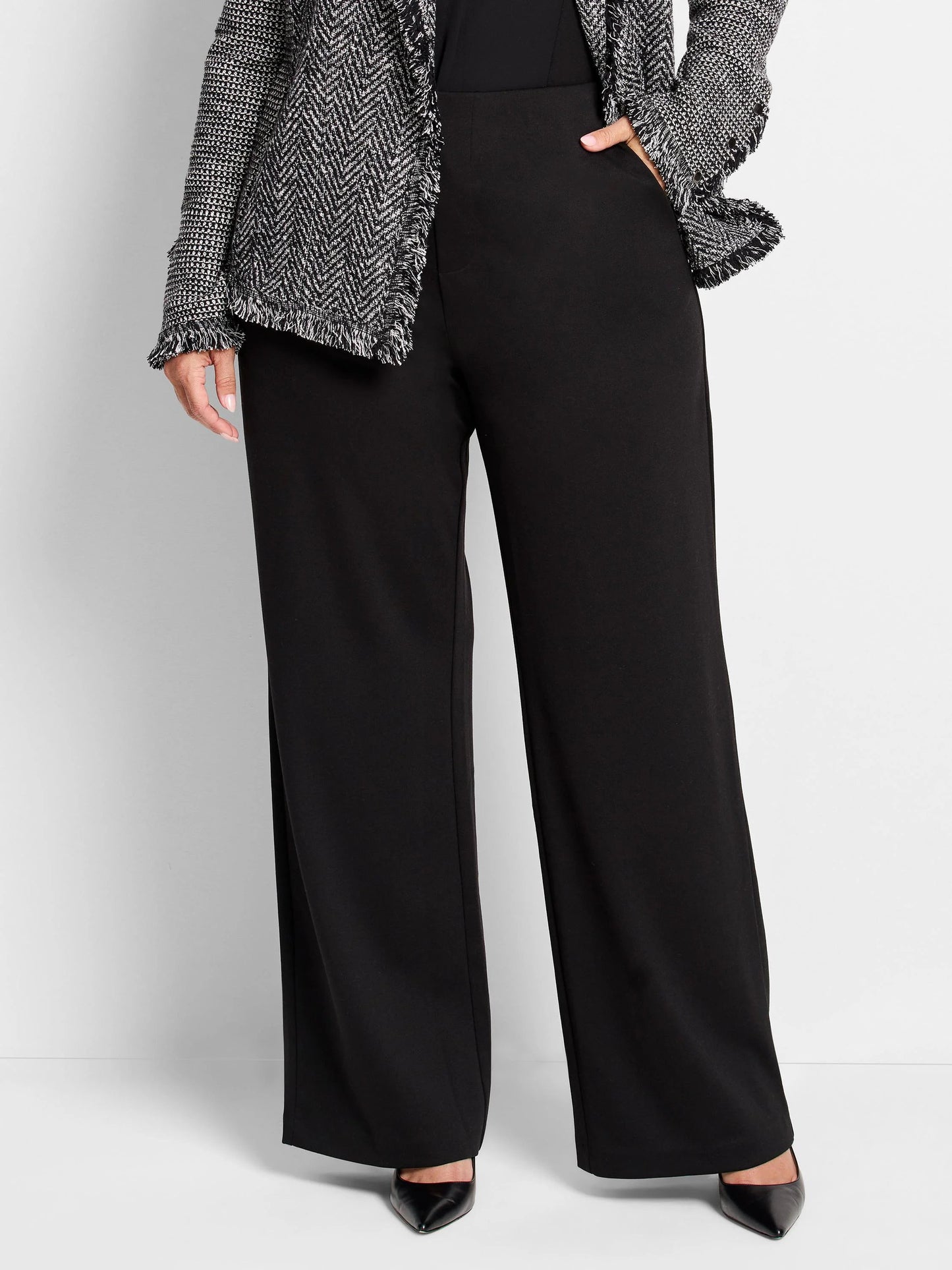 Lenox Wide Leg Drapey Knit Pant