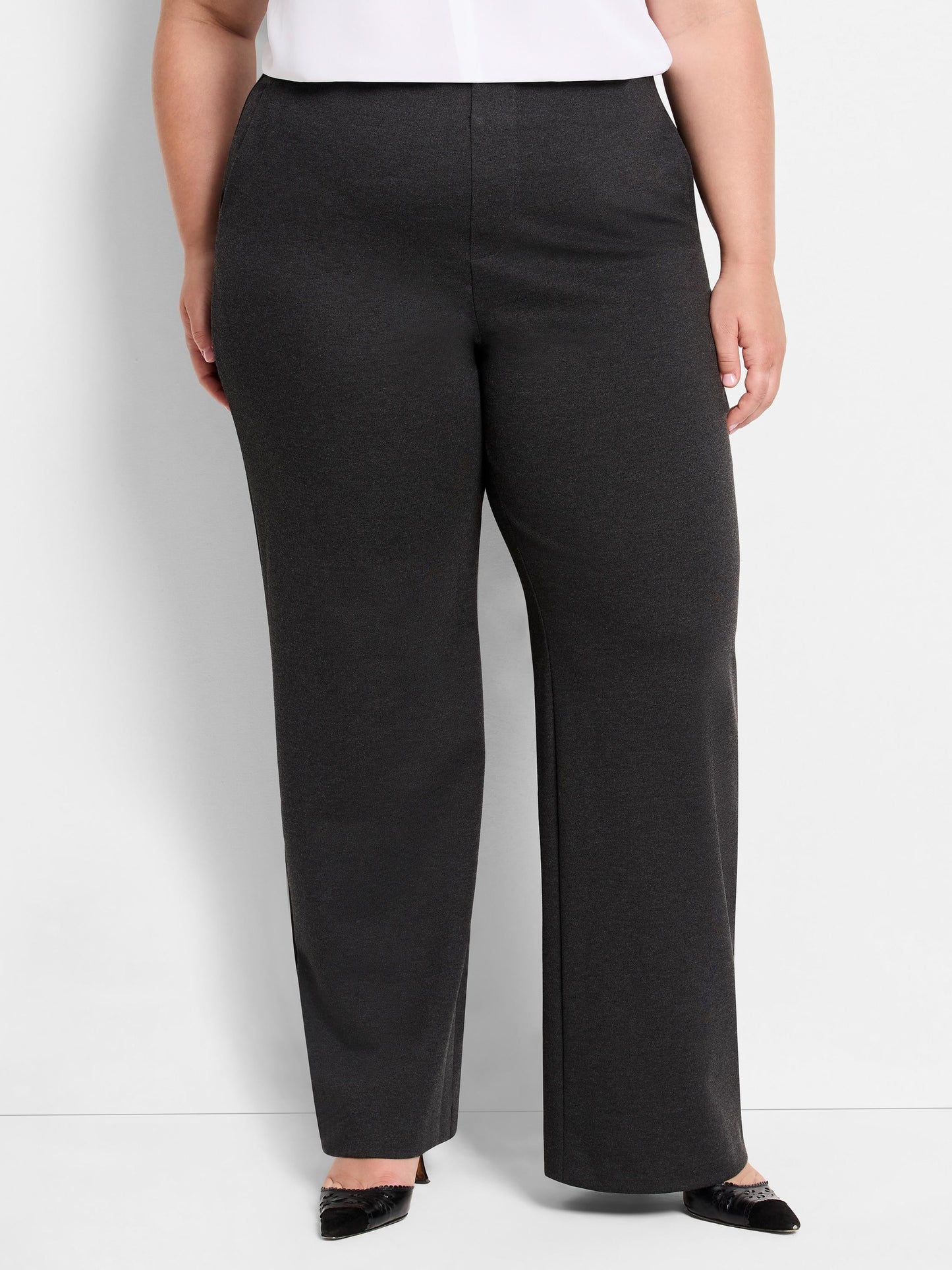 Lenox Wide Leg Drapey Knit Pant