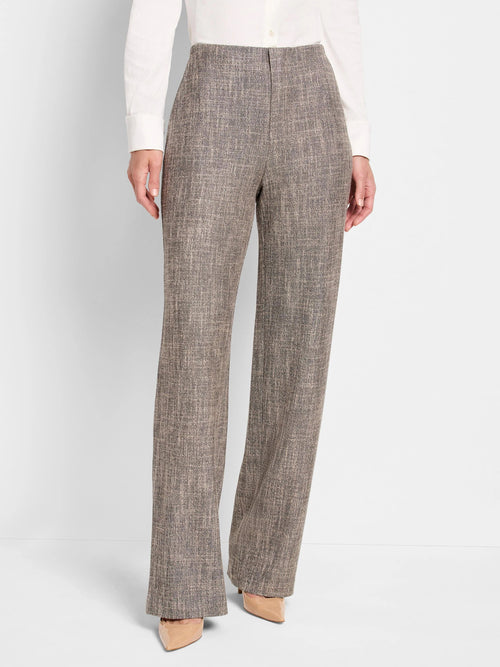 Lenox Wide Leg Tweed Pant