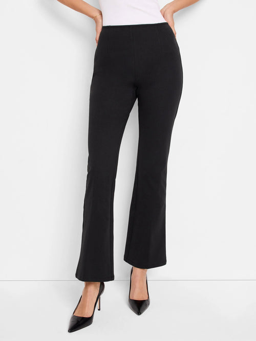 Bootcut Cotton Bi-Stretch Pull On Ankle Pant