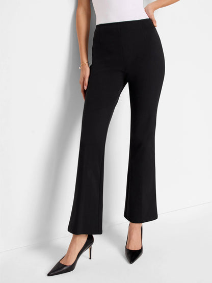 Bootcut Cotton Bi-Stretch Pull On Ankle Pant