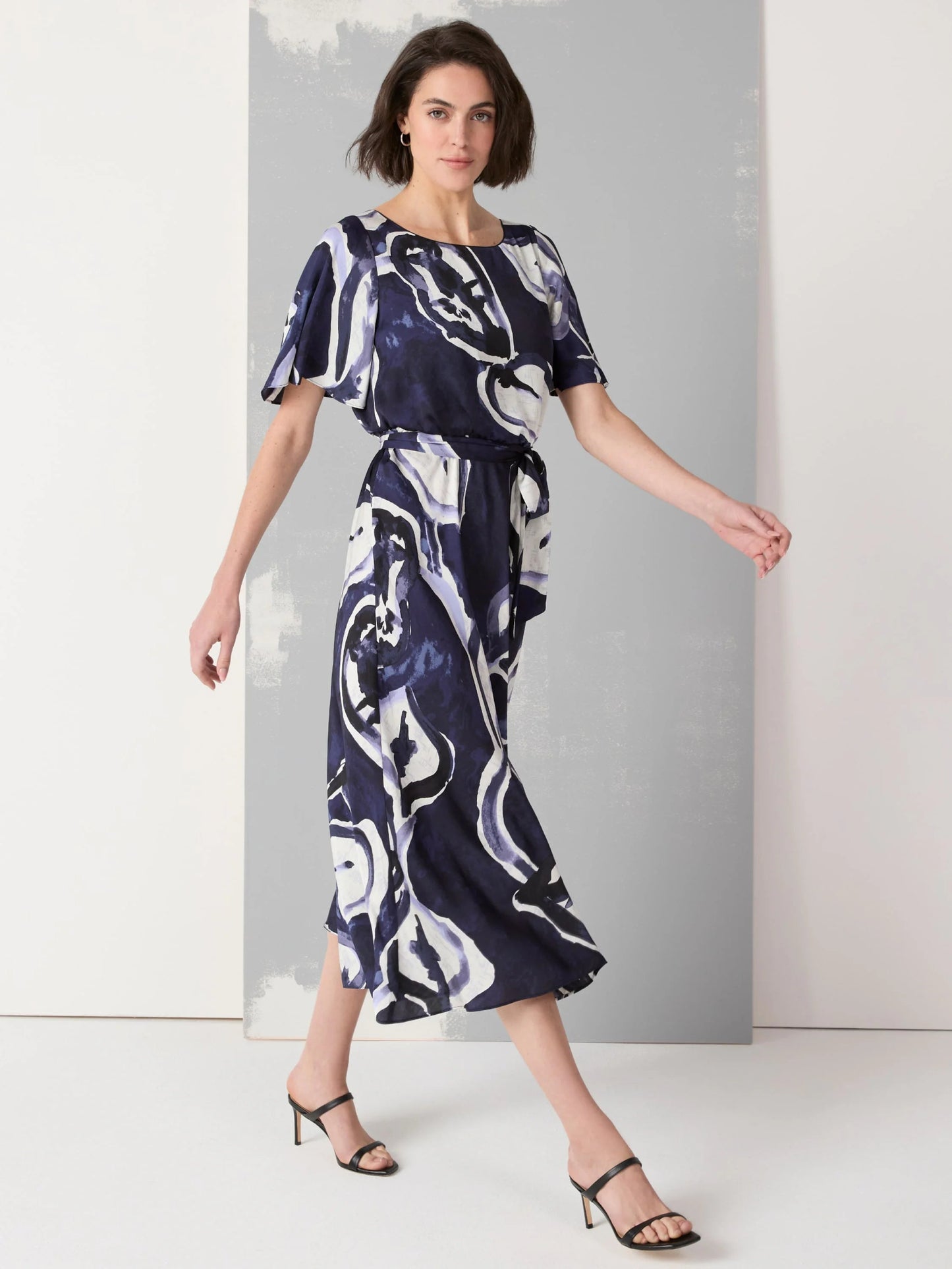 Watercolor Vines Brooke Dress