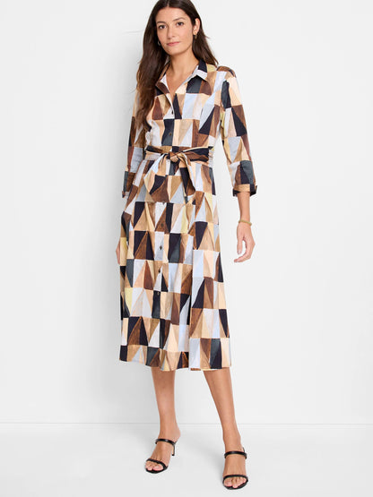 Shadow Play Shirt Dress