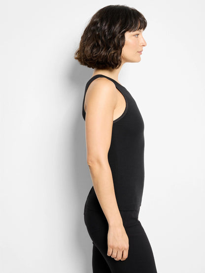 Trimmed Perfect Knit Ribbed Tank
