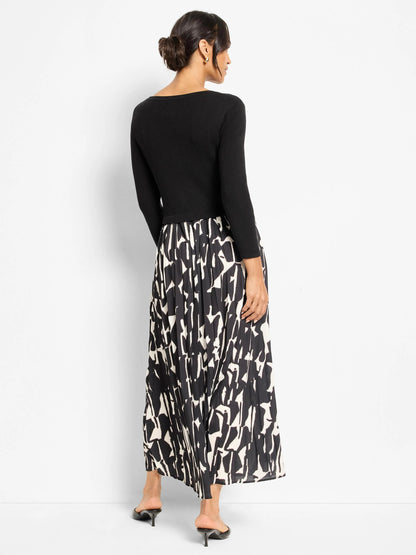Onyx Print Kyrie Dress