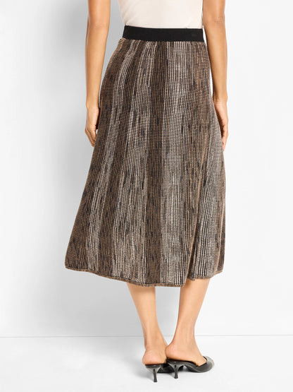 Ombre Pixel Knit Skirt