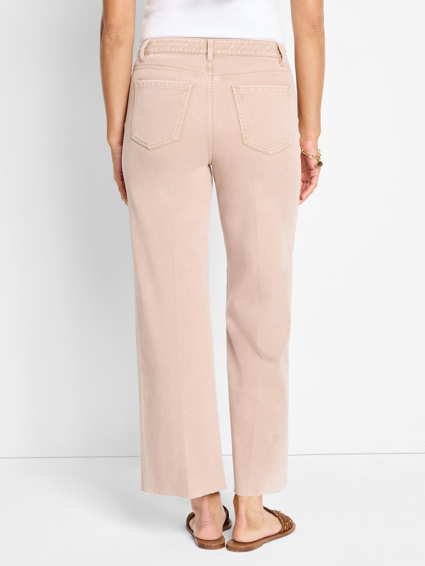Recess Straight Knit Ankle Pull On Jeans