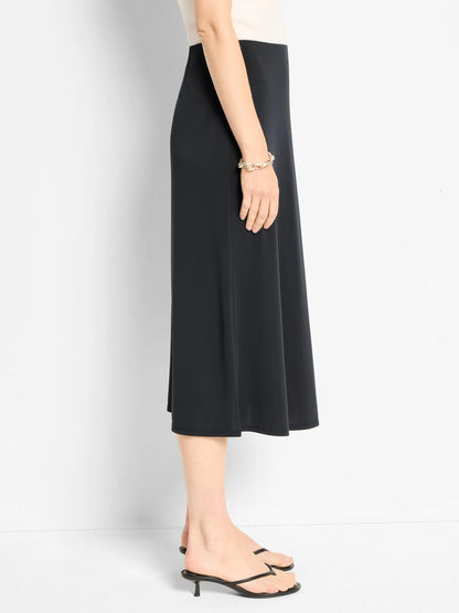 Knit Crepe Slip Skirt