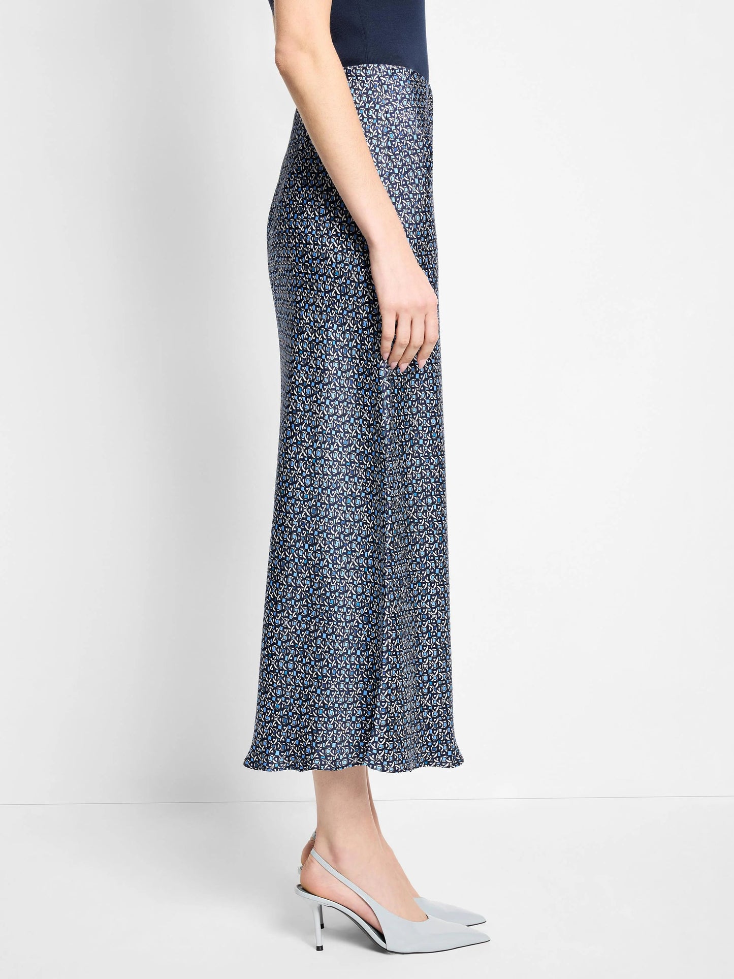 Monogram Slip Skirt