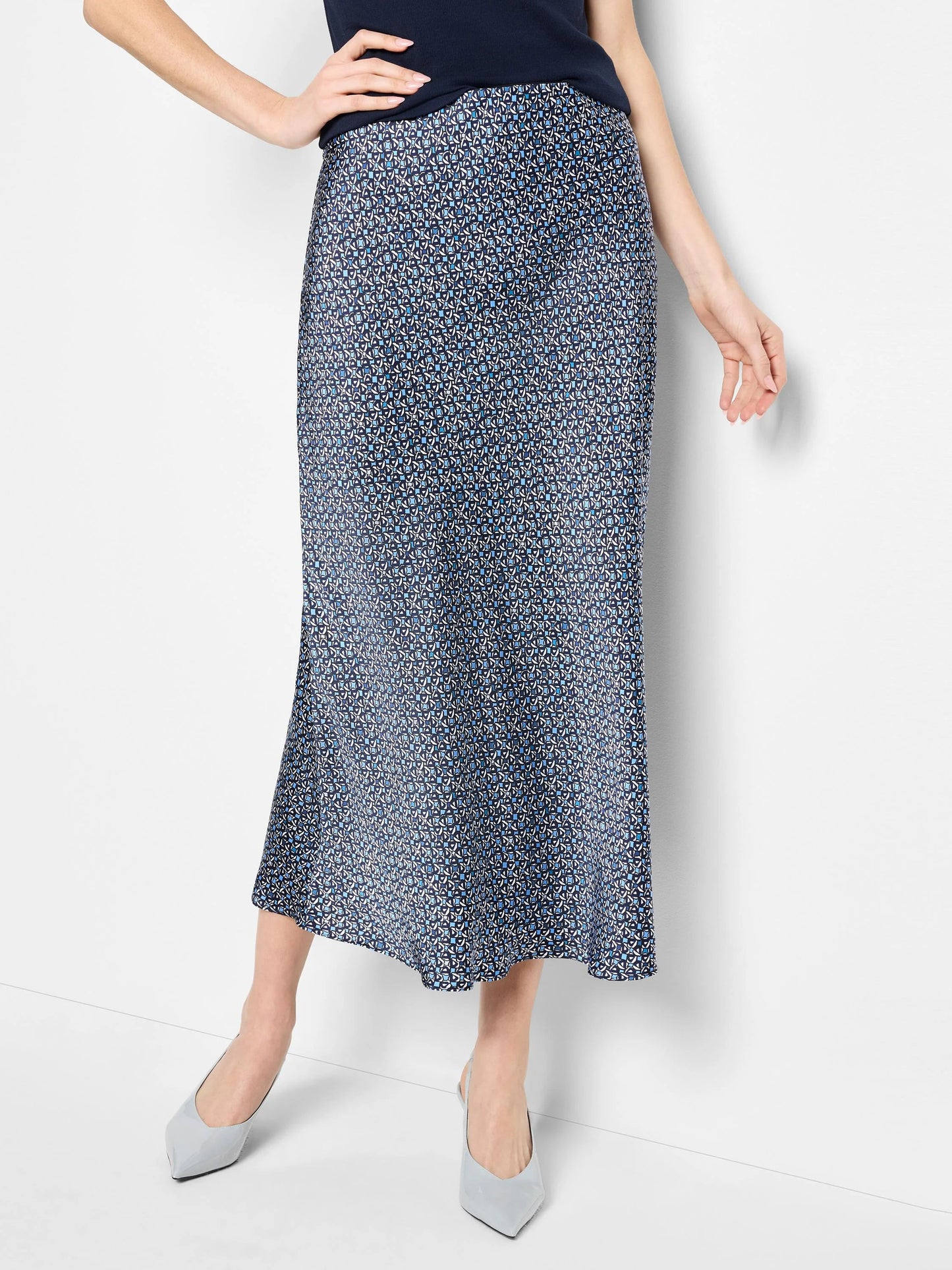 Monogram Slip Skirt