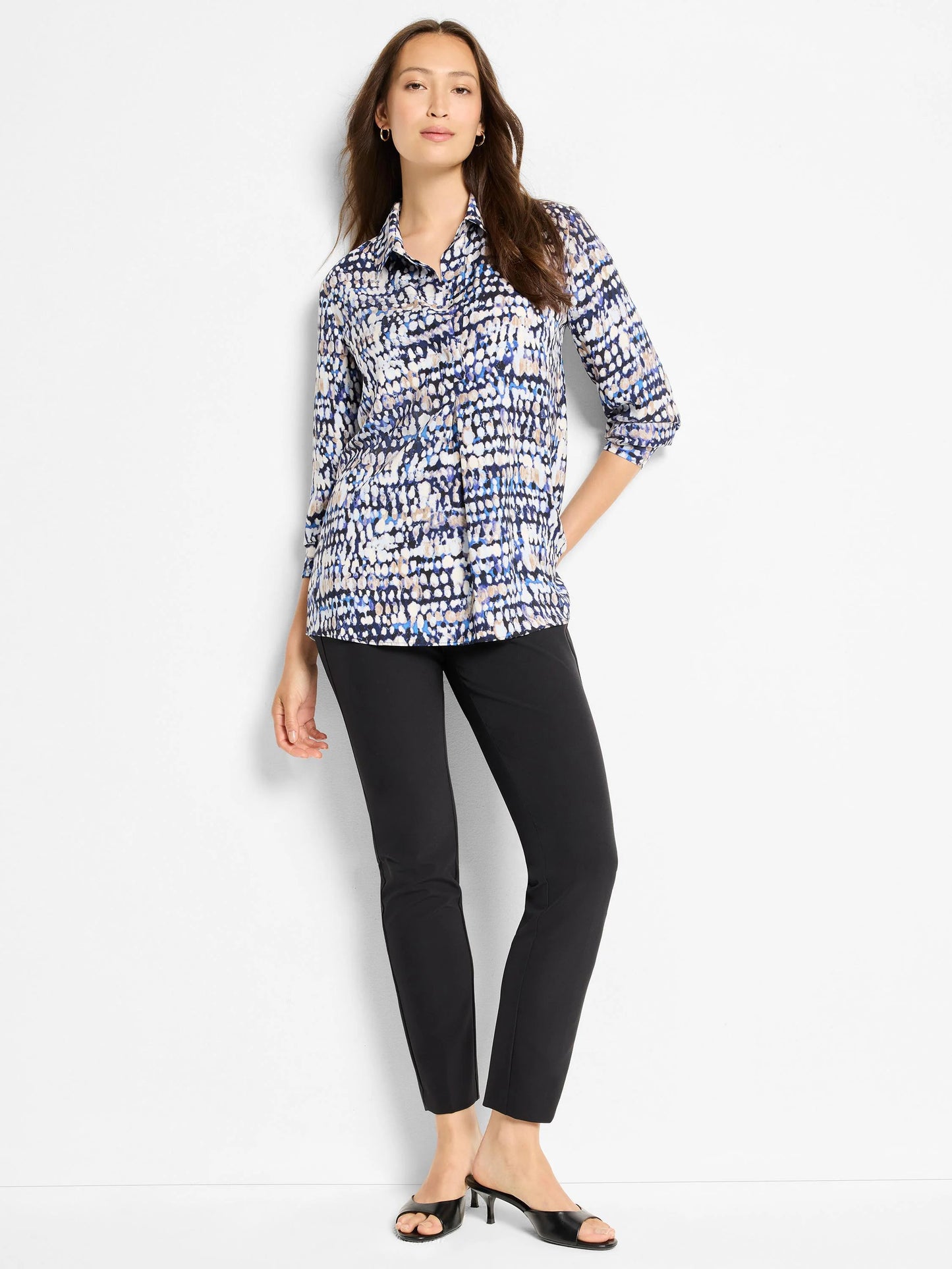 Newbury Slim Nylon Span Ankle Pant