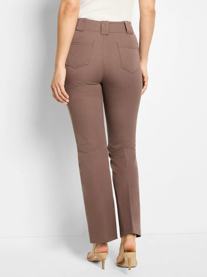 Plaza Demi Boot Cotton Bi-Stretch Ankle Pant