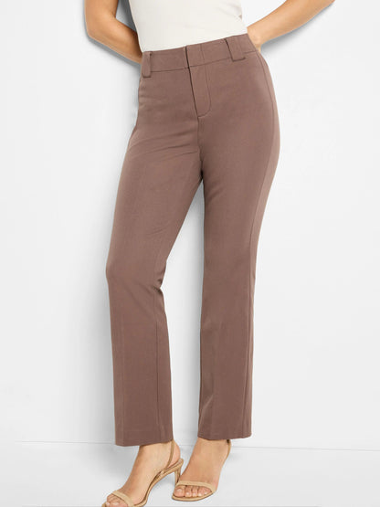 Plaza Demi Boot Cotton Bi-Stretch Ankle Pant