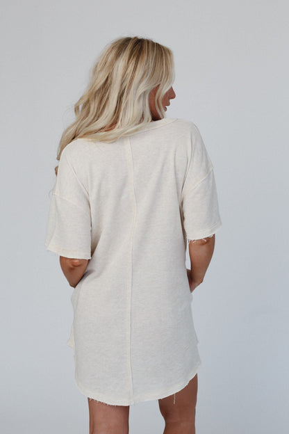 The Nest Jodi Tunic Dress - Oatmeal