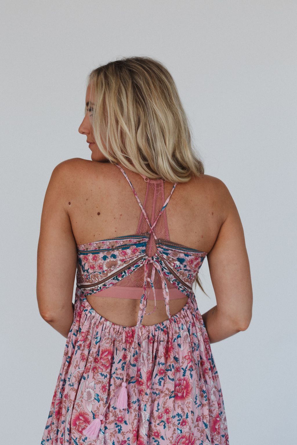 Lahaina Printed Dress - Pink Multi