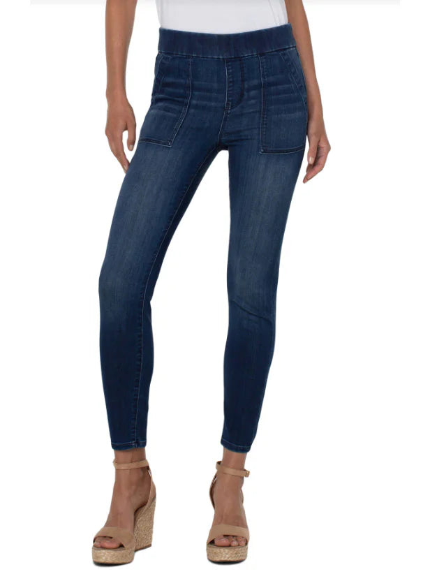 Liverpool Sienna Pull On Pant With Pockets