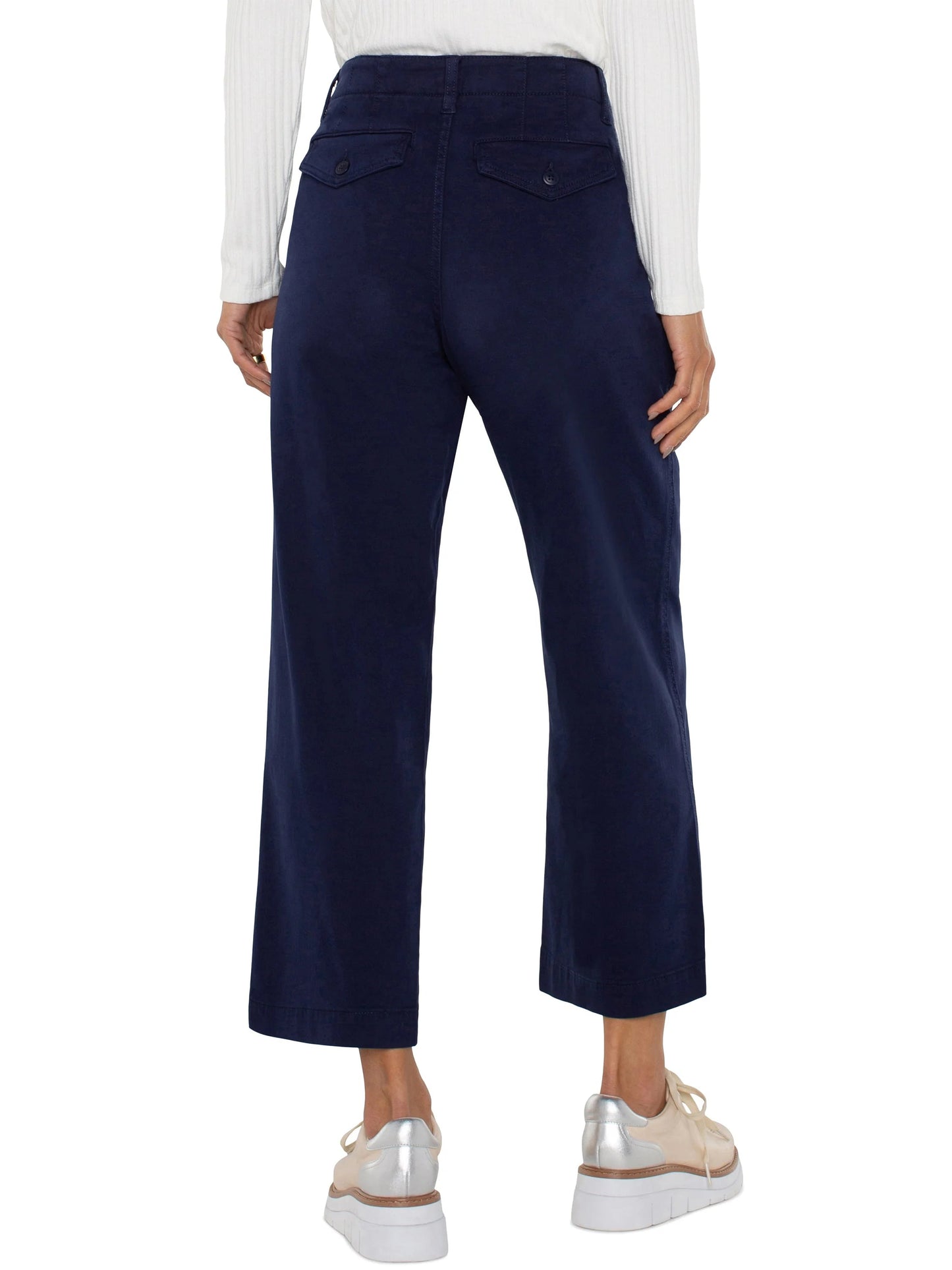 Liverpool Wide Leg Crop Trouser