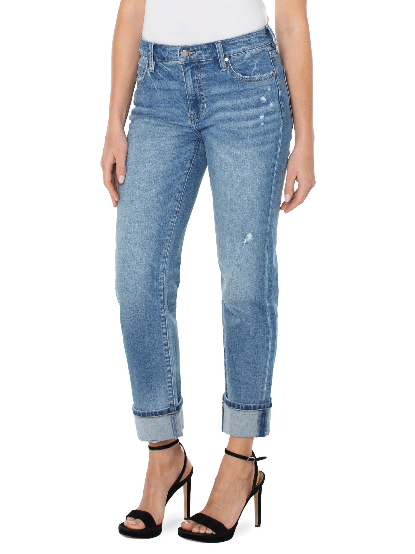 Liverpool Marley Girlfriend Rolled Jean