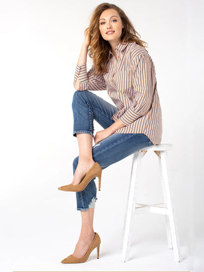 Liverpool Kennedy Crop Straight Pant